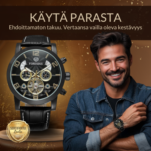 Luksus Tourbillon Automaattinen Mekaaninen Kello