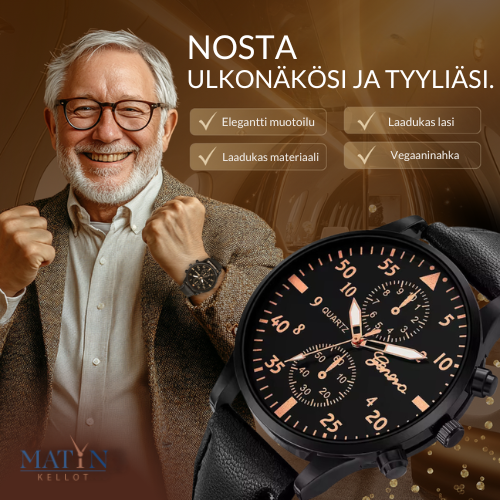4-osainen muotikello ja rannekorusetti