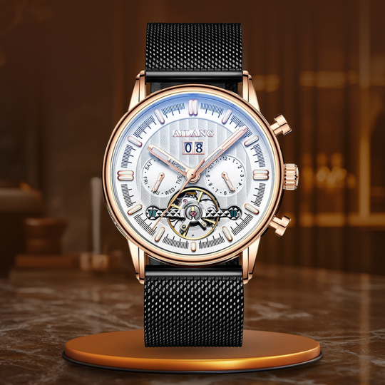 Muotitietoinen Tourbillon-kello