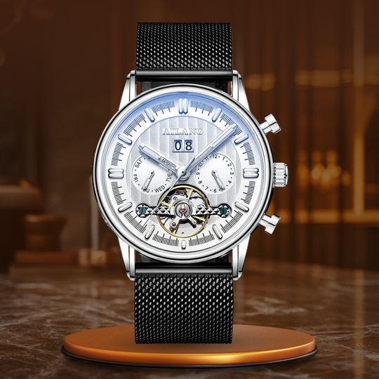 Muotitietoinen Tourbillon-kello